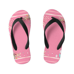Kute milde toon pasta zacht roze Kind omdraaien Kinder Teenslippers