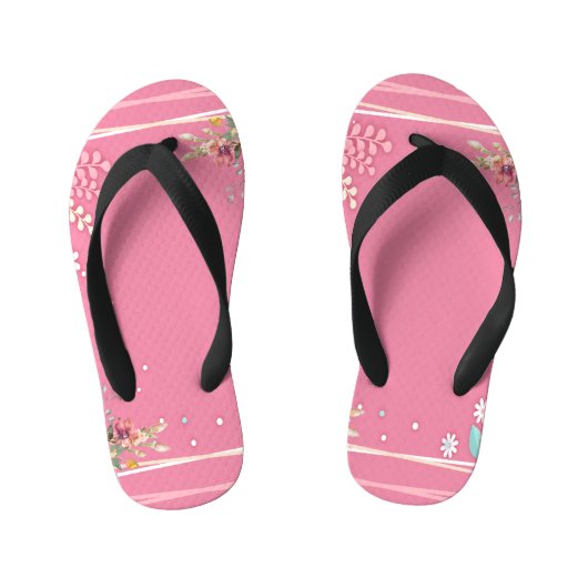 Kute milde toon pasta zacht roze Kind omdraaien Kinder Teenslippers (Voetbed)