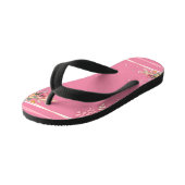Kute milde toon pasta zacht roze Kind omdraaien Kinder Teenslippers (Schuin)