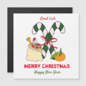 Kute Minimalist Kerstmis en Nieuwjaar Happy (Voorkant / Achterkant)