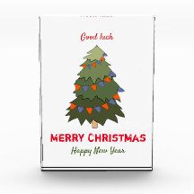 Kute Minimalist Kerstmis en Nieuwjaar Happy