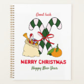 Kute Minimalist Kerstmis en Nieuwjaar Happy Planner (Voorkant)