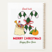 Kute Minimalist Kerstmis en Nieuwjaar Happy Planner (Achterkant)
