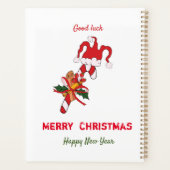 Kute Minimalist Kerstmis en Nieuwjaar Happy Planner (Achterkant)