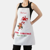 Kute Minimalist Kerstmis en Nieuwjaar Happy Schort (Insitu)