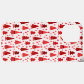 Kute Modern minimalist kerstboombos Case-Mate iPhone Case (Achterkant (horizontaal))