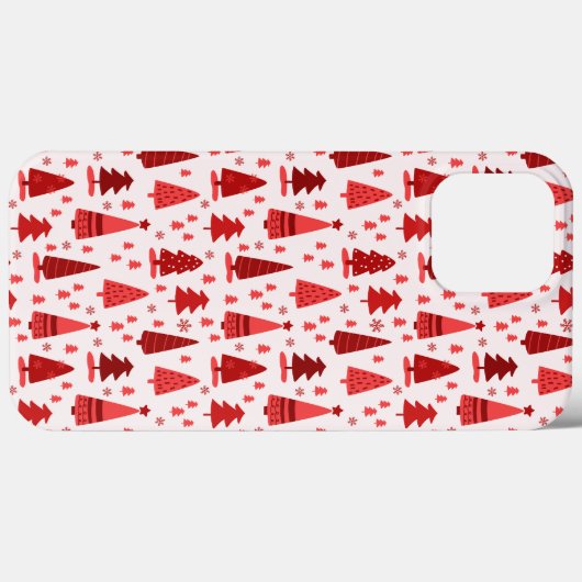 Kute Modern minimalist kerstboombos Case-Mate iPhone Case (Achterkant (horizontaal))