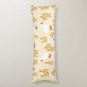 Kute Moeder Duck & Baby Ducking Pattern Lichaamskussen (Achterkant (Verticaal))