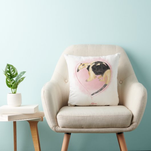 Kute moeder- en baby tamandua-kleuterkussen kussen (Stoel)