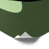 Kute Monarch Butterfly Trio on Swan Plant Poster (Hoek)