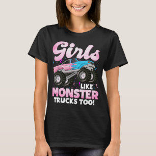 Kute Monster Truck Girls als Monster Trucks ook T-shirt