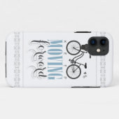 Kute Motivatie Blijf vooruit met fiets Case-Mate iPhone Case (Achterkant (horizontaal))