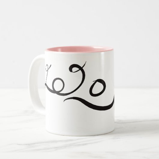 Kute muis Cartoon Lunar Rat Nieuwjaar 2020 2T Mok (Voorkant links)