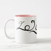 Kute muis Cartoon Lunar Rat Nieuwjaar 2020 2T Mok (Links)