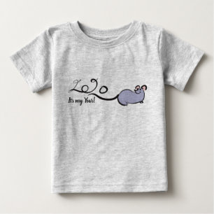 Kute muis Cartoon Lunar Rat nieuwjaar 2020 Baby 2