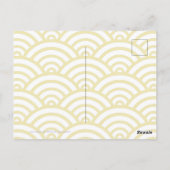 Kute muis Cartoon Lunar Rat Nieuwjaar 2020 PostC Briefkaart (Achterkant)