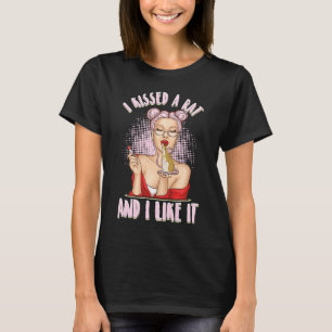 Kute muis die ik een rat kusel en ik vind het leuk t-shirt
