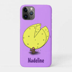 Kute muis met kaasillustratie cartoon Case-Mate iPhone case