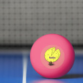 Kute muis met kaasillustratie cartoon pingpongbal (Net)