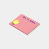 Kute muis met kaasillustratie cartoon post-it® notes (Schuin)