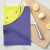 Kute muis met kaasillustratie cartoon theedoek (Quarter Fold)