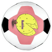 Kute muis met kaasillustratie cartoon voetbal (Gedraaid)