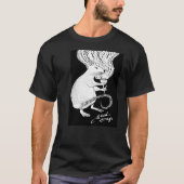 Kute muis met ramen t-shirt (Voorkant)