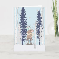 Kute-muizen in de sneeuwkerst