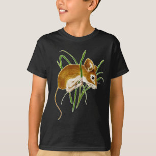 Kute muizen, Waterverf van muizen Dierlijke Natuur T-shirt