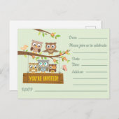 Kute, multifunctionele vulling invullen nodigt bri briefkaart (Voorkant / Achterkant)