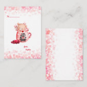 Kute My Heart is waar je Beer bent in een Mok Notitiekaartje (Voorkant / Achterkant)