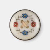 Kute  naaigarens Button Magnet (Voorkant)