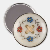 Kute  naaigarens Button Magnet (Voorkant / Achterkant)