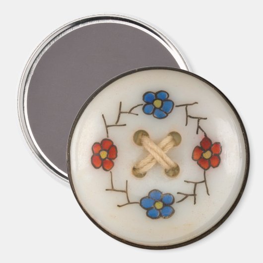 Kute  naaigarens Button Magnet (Voorkant / Achterkant)