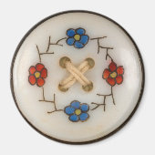 Kute  naaigarens Button Magnet (Voorkant)