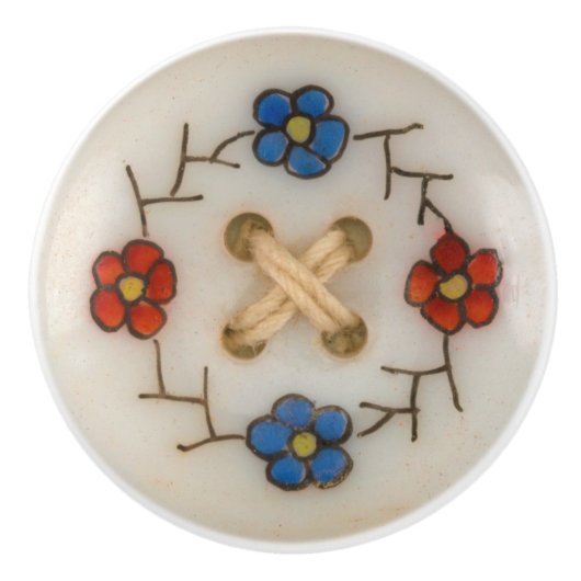 Kute  naaigaricus Button keramische knop (Voorkant)