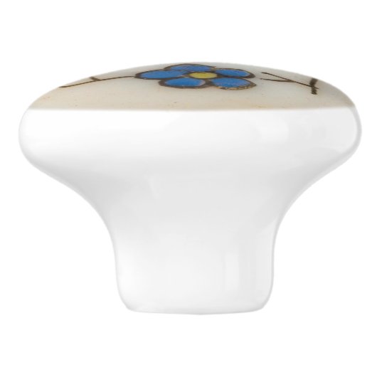 Kute  naaigaricus Button keramische knop (Zijkant)