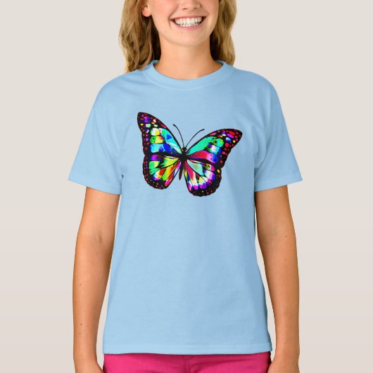 Kute Natuur Butterfly Kinder T-shirt design (Voorkant)