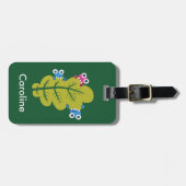 Kute natuur kinderen bagagelabel (Voorkant horizontaal)