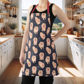 Kute Navy Blue en Red Pomeranian Pet Schort