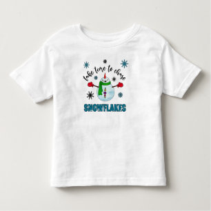 *~* Kute Neem tijd om sneeuwvlokken man te verande Kinder Shirts