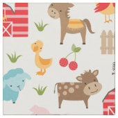 Kute neursery farm Animals Stof (Close Up)