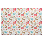Kute neursery farm Animals Stof (Fat Quarter)