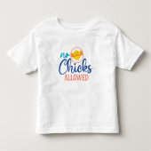 Kute no Chicks Allowed Easter Kinder Shirts (Voorkant)