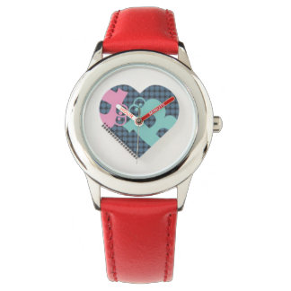Kute Notitieboek Kleur Blauw roze MODERN eWatch Horloge