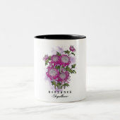 Kute november-ventilator tweekleurige koffiemok (Center)