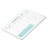 Kute Ocean Weekly Planner-laptop Notitieblok (Schuin)