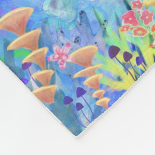 Kute Ocean Zee Animals Baby Fleece Blanket (Hoek)