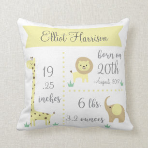 Kute Oerwoud Animals Baby Announounge Pillow Kussen