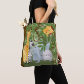 Kute Oerwoud Animals Canvas tas (Dichtbij)